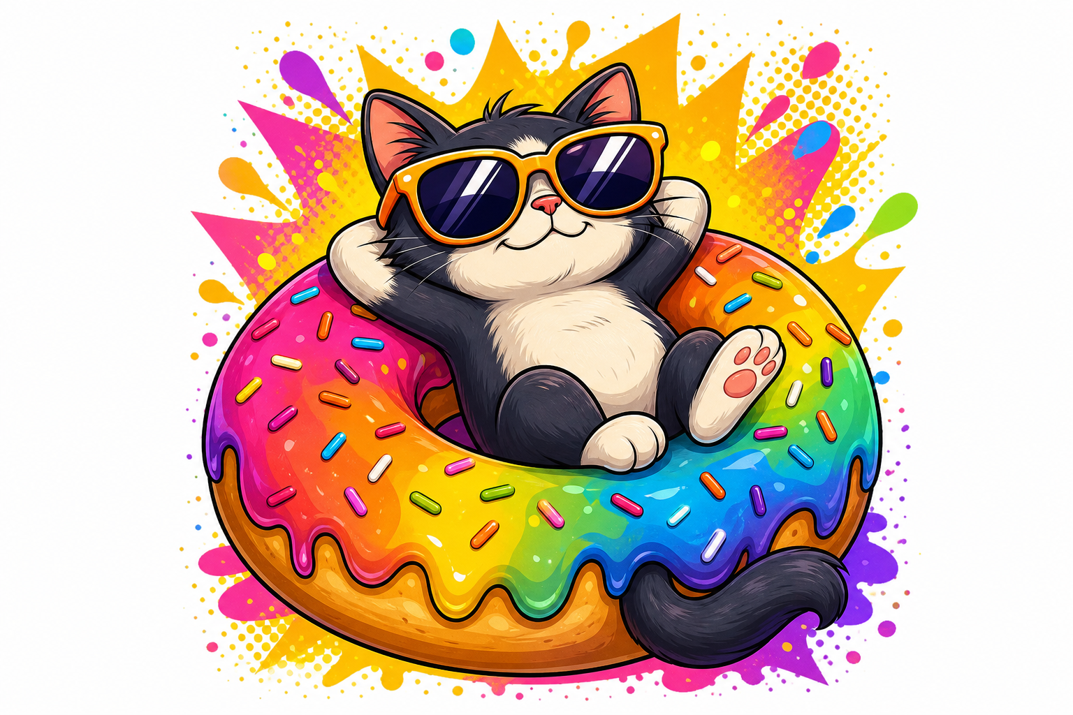 Cat donut